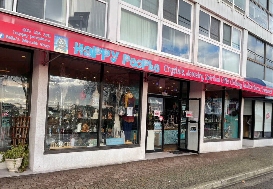 🌊 Discover Happy People Shop by Bella’s Miracle Shop in White Rock — A Seaside Sanctuary of Crystals, Boho Fashion & jewelry, unique Gifts and Healing Treasures