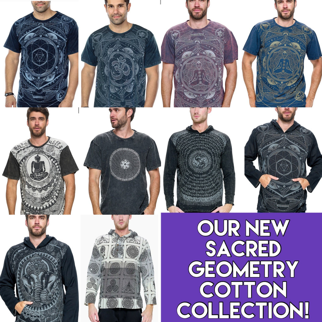 Men’s Spiritual Sacred Geometry T-Shirts – New Collection | Bella’s Miracle Shop