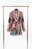 Rose Pink Italian watercolor wrap jacket by Take me to Italy