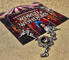 Moon Over Avalon necklace — Arcane Angel, winged mythical creatures and moon pendant