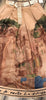 Dark Beige Italian watercolor midi skirt by Take me to Italy
