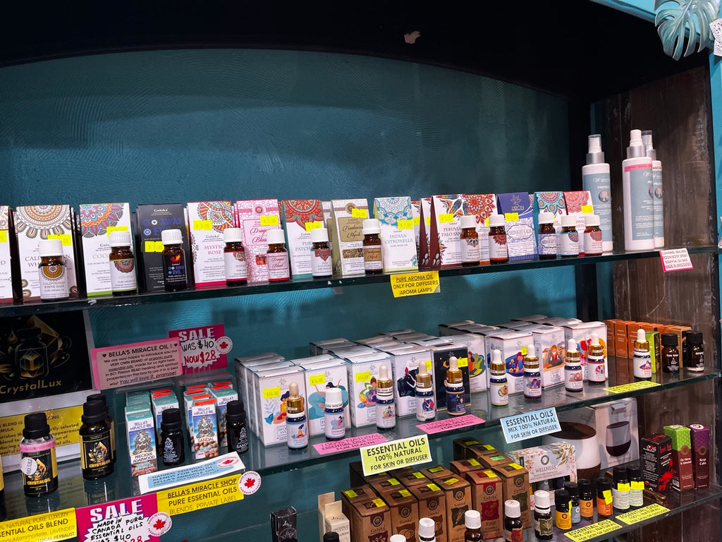 Bella's Miracle Shop White Rock Beach — essential oils and aroma oils in store